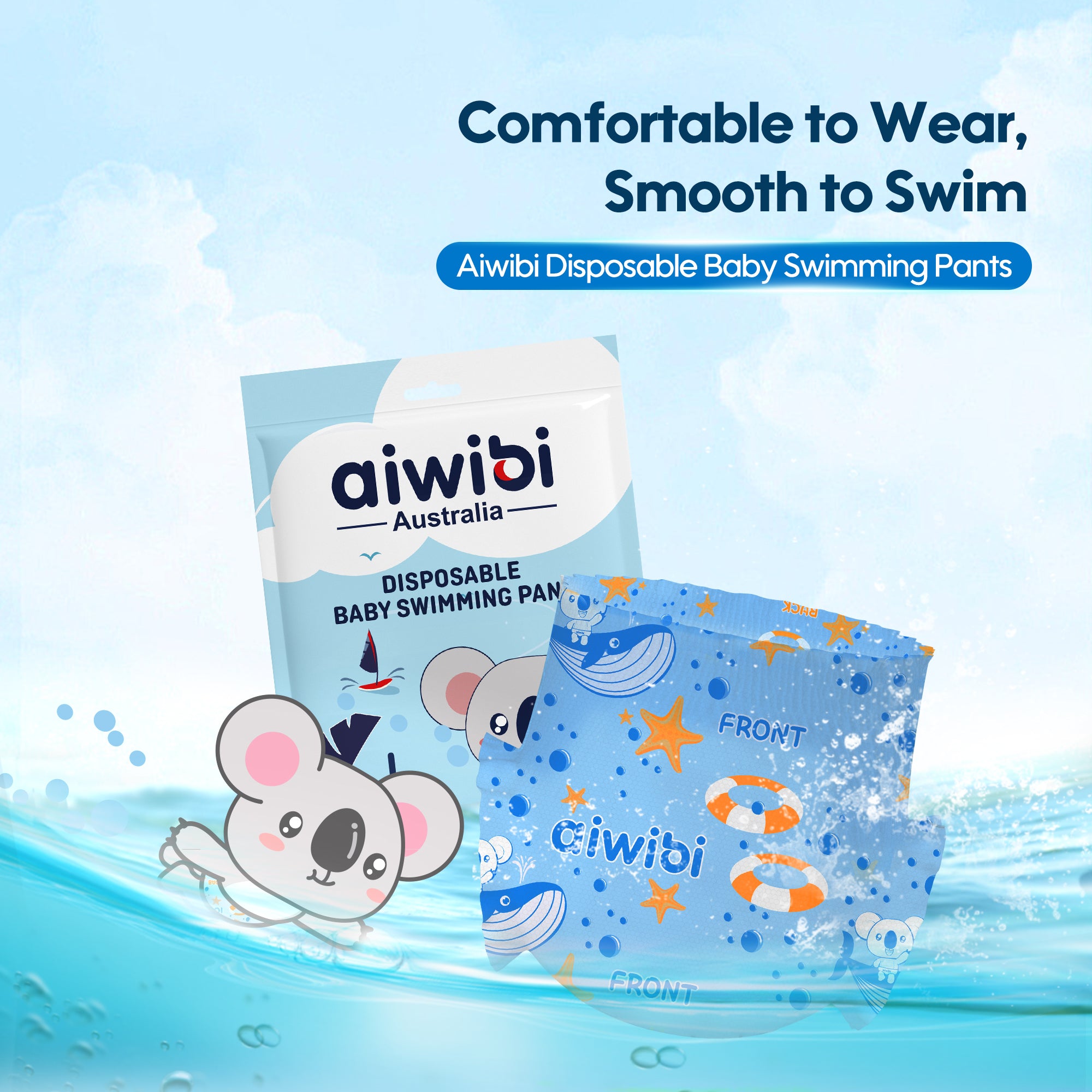 Comfort Fit Disposable Baby Swimming Pants – Aiwibi South Africa
