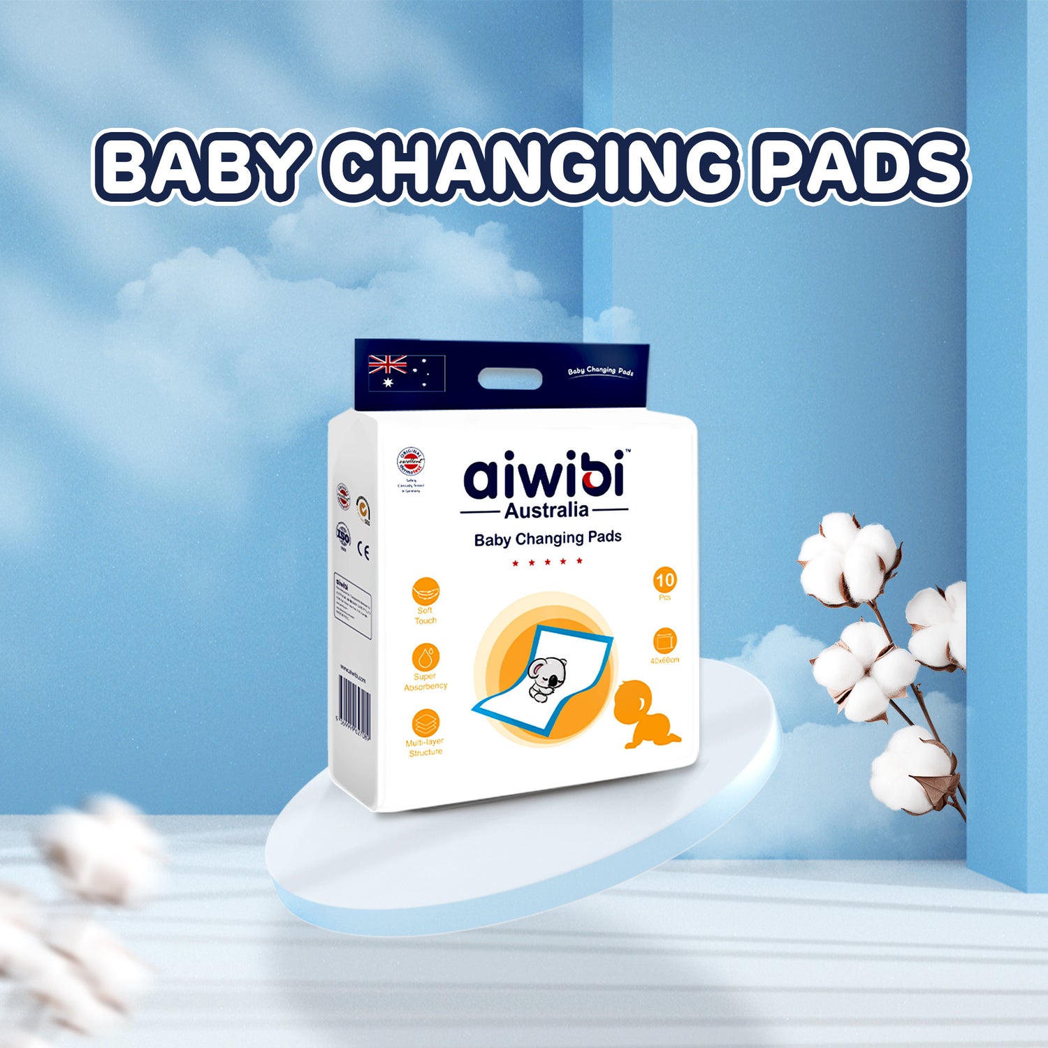 Super Absorbency Baby Disposable Changing Pads