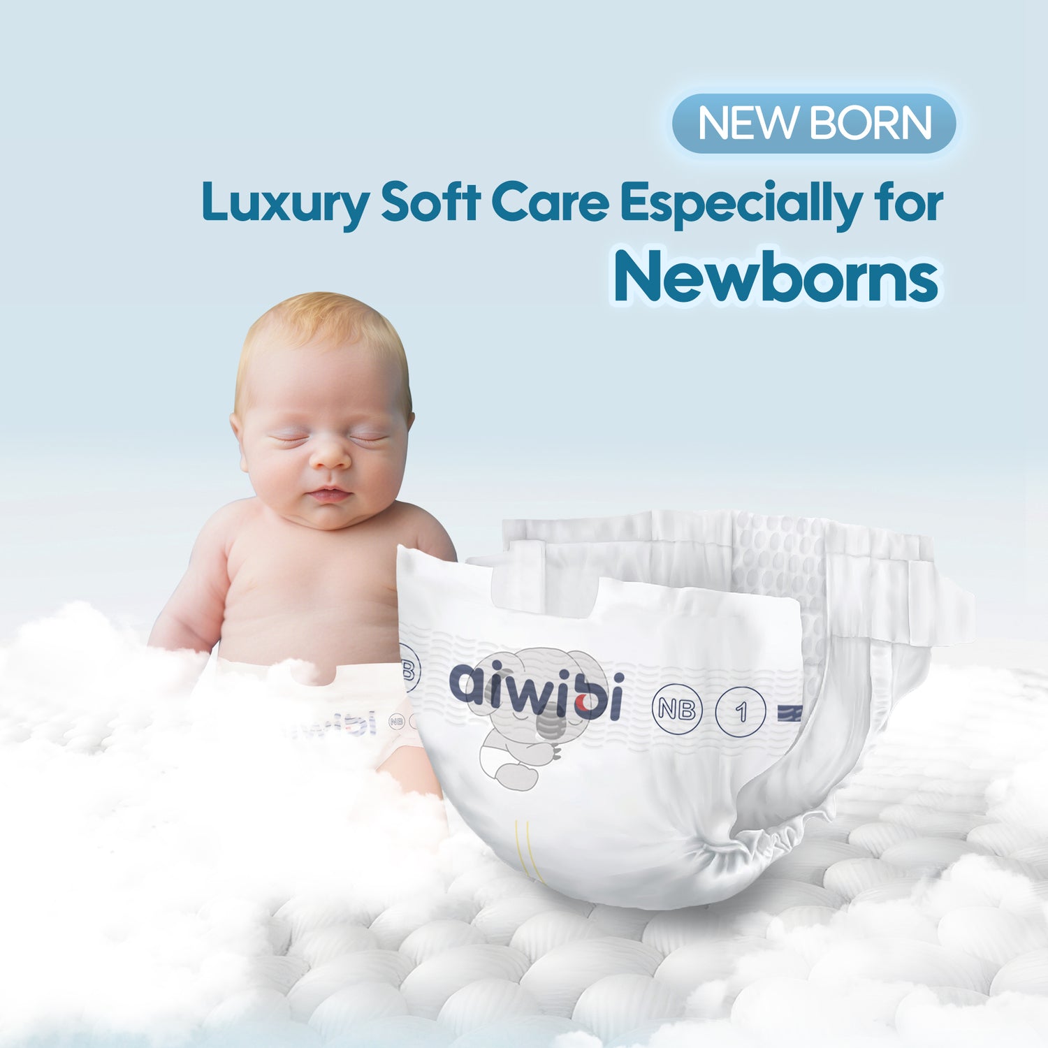Premium Natural Disposable Newborn Baby Diaper