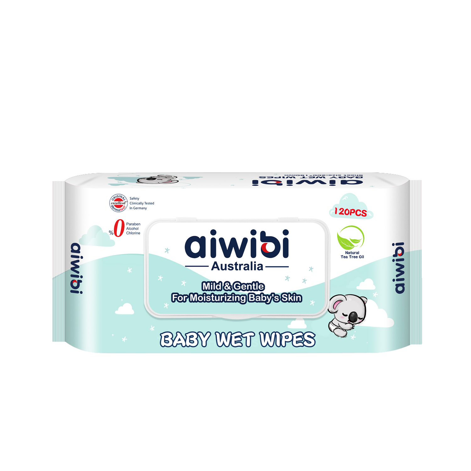 Gentle Soft Care Sensitive Series Baby Wet Wipes 120 Pcs