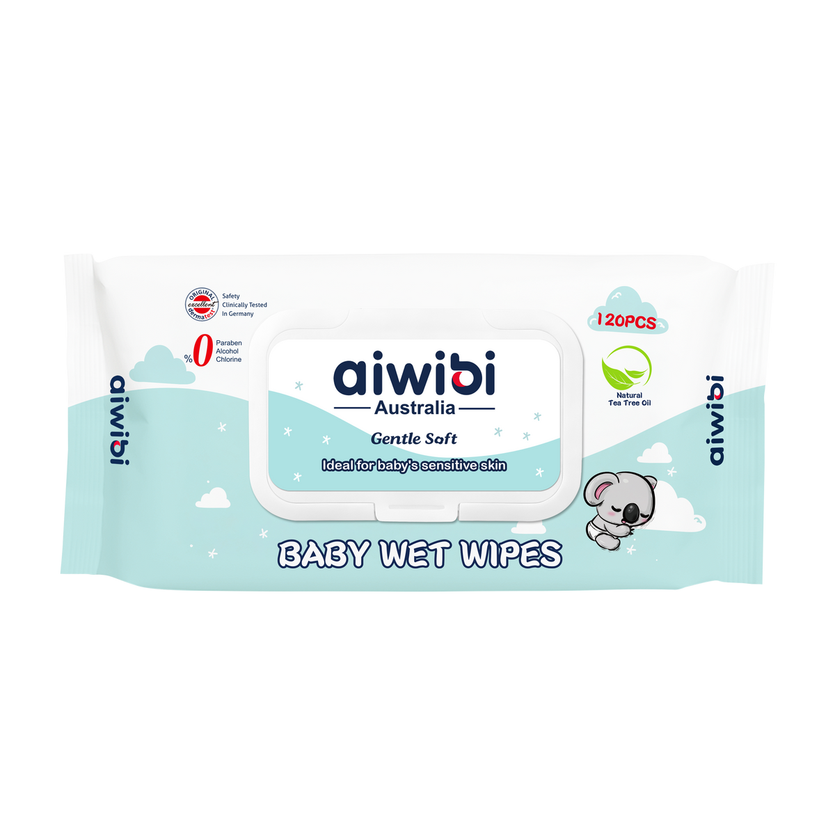 Gentle Soft Care Sensitive Series Baby Wet Wipes 120 Pcs
