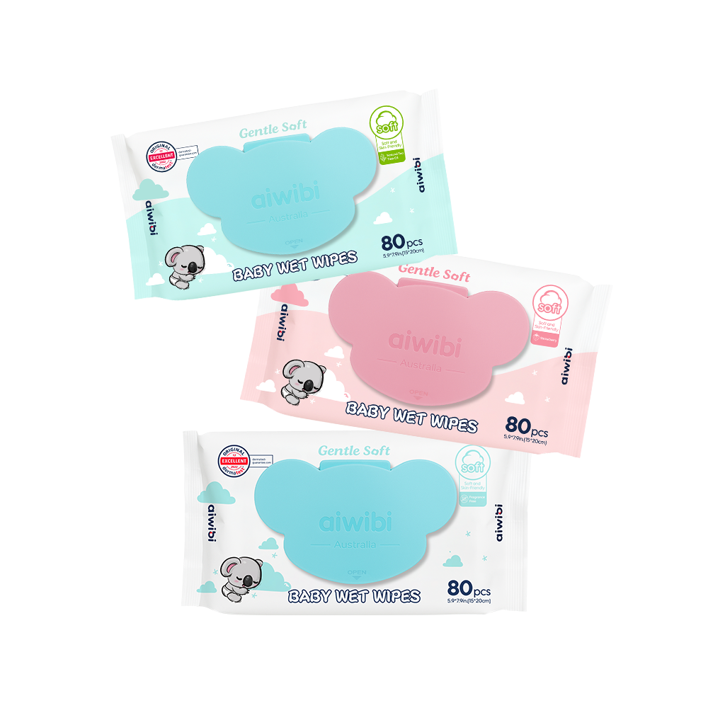 Gentle Soft Care Sensitive Series Baby Wet Wipes 80 Pcs