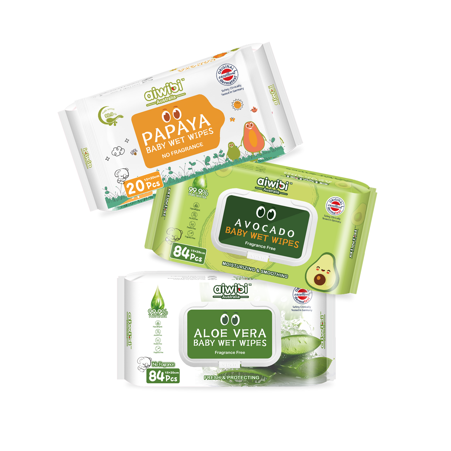 Fresh Organic Care Baby Water Wipes