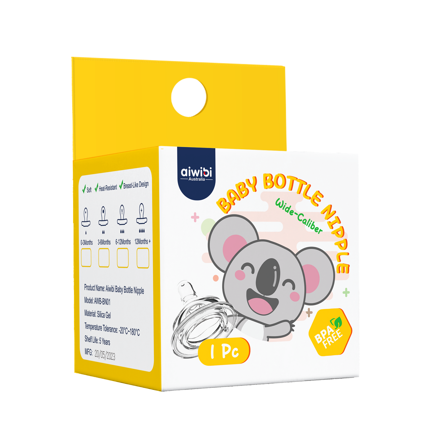 Baby Bottle Nipple（12 Months+）